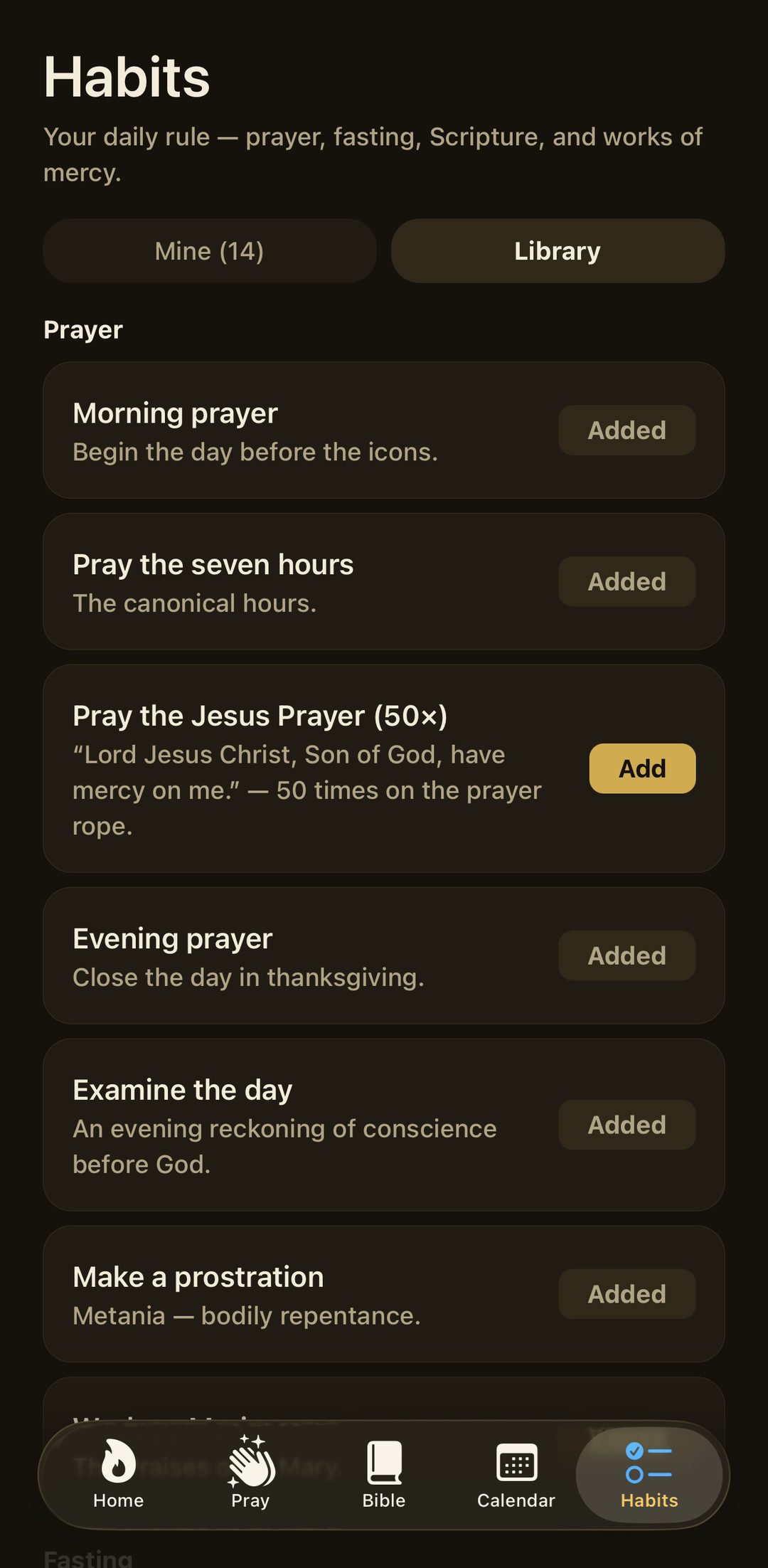 Gedam: Your devotions